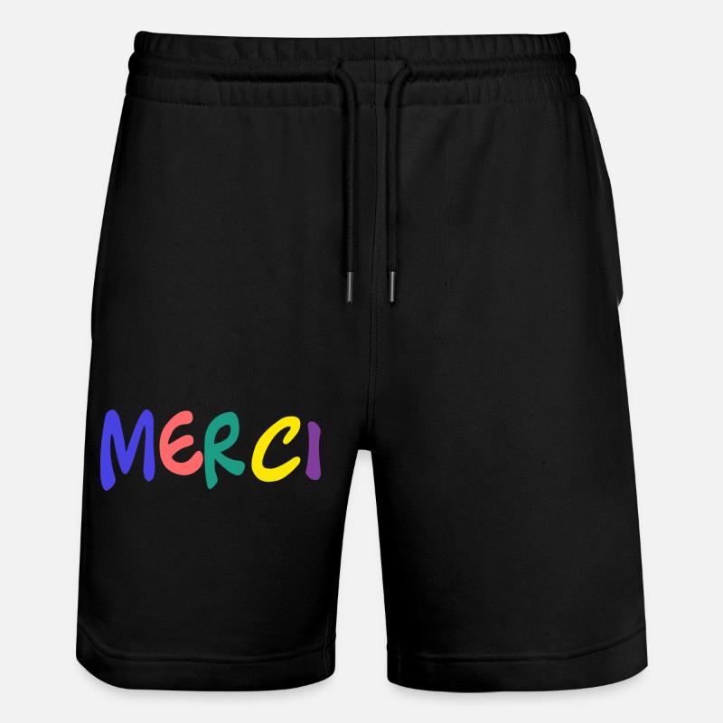 MERCI. MAÎTRESSE. MAÎTRE. MERCI MAÎTRESSE - Short de jogging bio TRAINER Stanley/Stella unisexe - noir