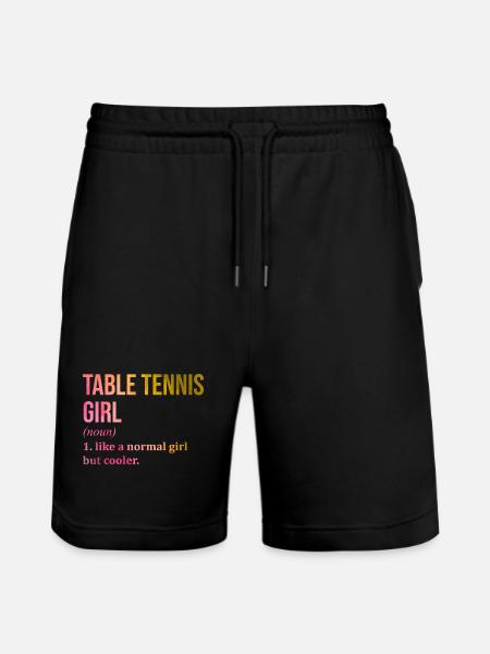 ping-pong - Short de jogging bio TRAINER Stanley/Stella unisexe - noir