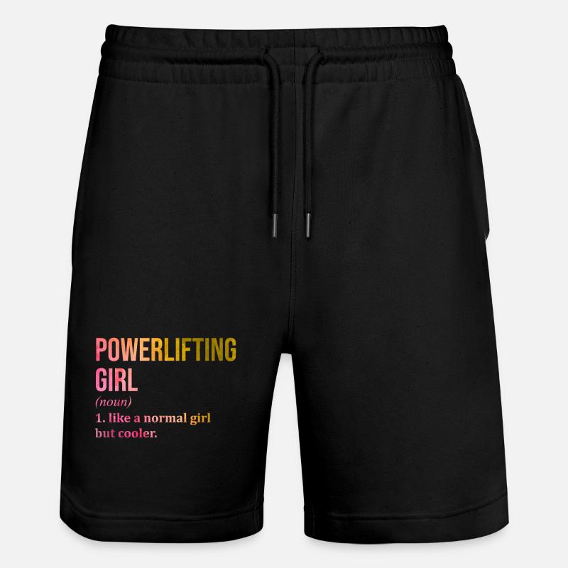 dynamophilie - Short de jogging bio TRAINER Stanley/Stella unisexe - noir