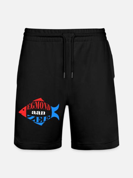 Egmond aan zee - Stanley/Stella Trainer Unisex Organic Jogging Shorts - black