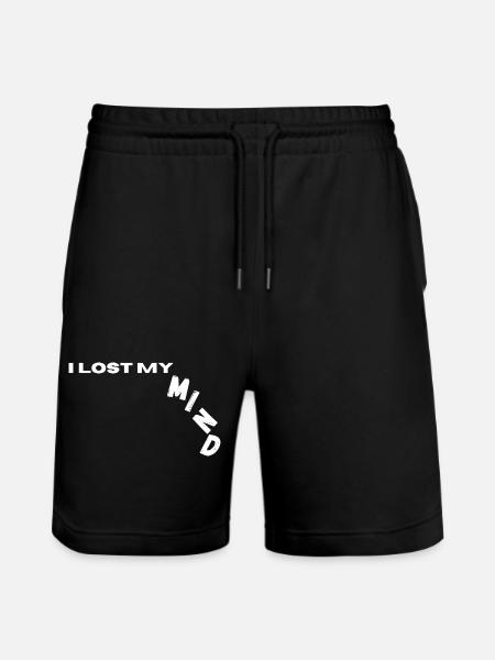 I Lost My Mind - Stanley/Stella Unisex Bio Joggingshorts Trainer - Schwarz