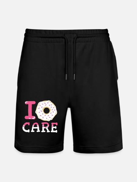 Donuts Donut-Liebhaber - Stanley/Stella Unisex Bio Joggingshorts Trainer - Schwarz