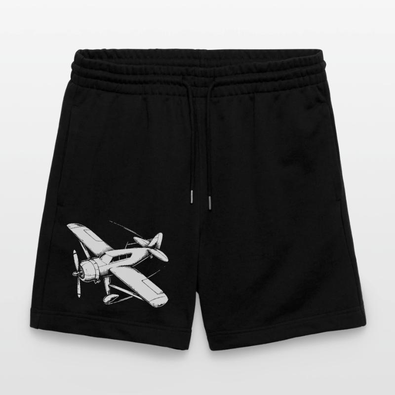 Dessin de plan d’hélice Short de jogging bio TRAINER Stanley/Stella unisexe
