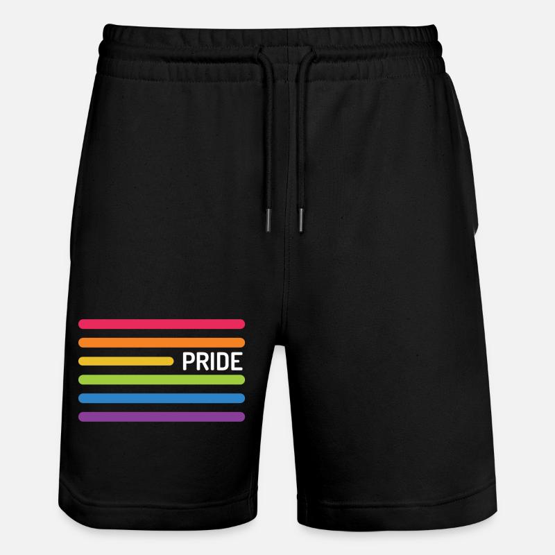 LGBT Pride Monat - Pride! - Stanley/Stella Unisex Bio Joggingshorts Trainer  - Schwarz