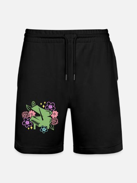Klavierspieler Pianist - Stanley/Stella Unisex Bio Joggingshorts Trainer  - Schwarz