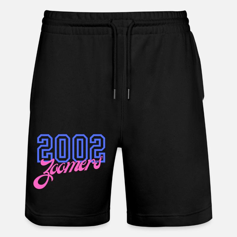 2002 Zoomers Été Rétro Dégradé Logo - Short de jogging bio TRAINER Stanley/Stella unisexe - noir
