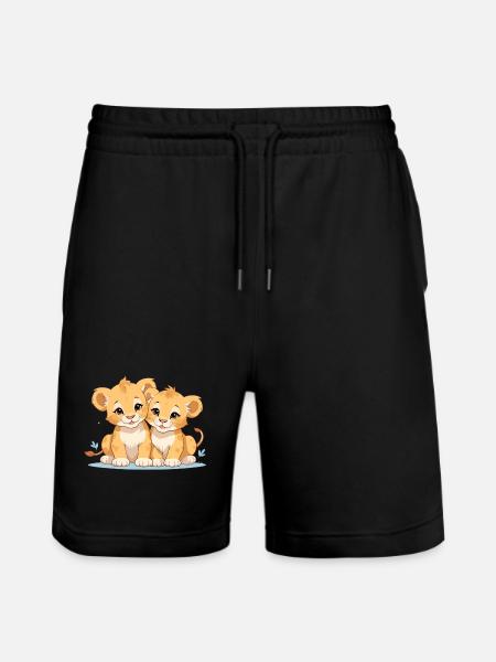 Lionceaux - Short de jogging bio TRAINER Stanley/Stella unisexe - noir