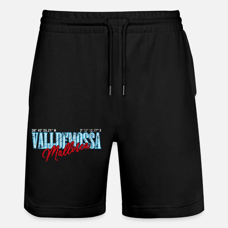 Mallorca Valldemossa - Stanley/Stella Unisex Bio Joggingshorts Trainer  - Schwarz