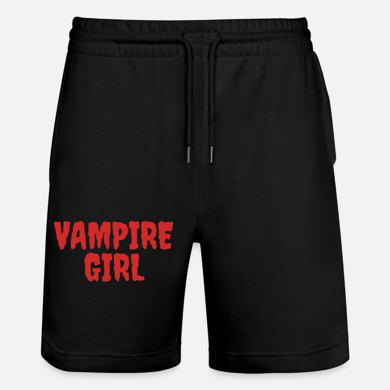 Vampire Girl Graphic Tee Design - Short de jogging bio TRAINER Stanley/Stella unisexe - noir