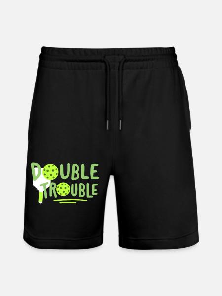 Pickleball-Spieler - Stanley/Stella Unisex Bio Joggingshorts Trainer - Schwarz