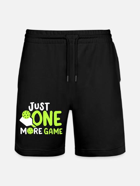 Pickleball-Spieler Paddleball - Stanley/Stella Unisex Bio Joggingshorts Trainer - Schwarz