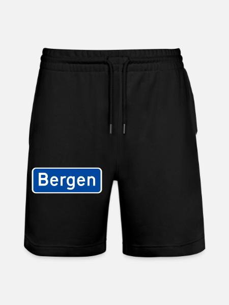 Bergen - Stanley/Stella Trainer Unisex Organic Jogging Shorts - black