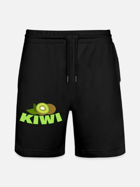 KIWI - Stanley/Stella Unisex Bio Joggingshorts Trainer - Schwarz