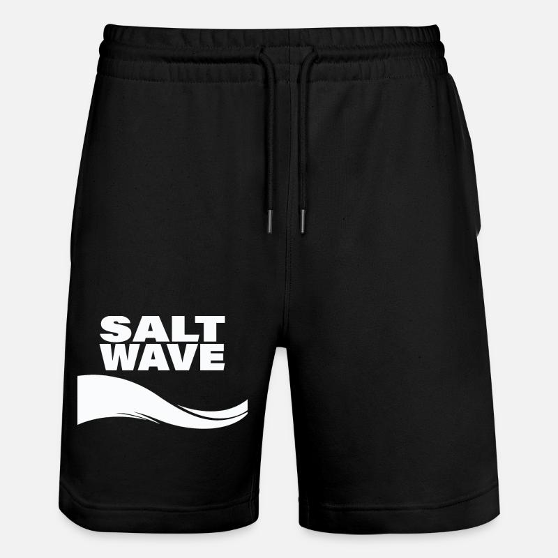 SALT WAVE - Stanley/Stella Unisex Bio Joggingshorts Trainer  - Schwarz