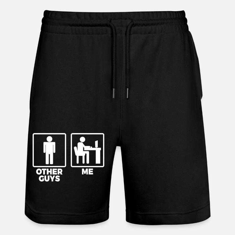 Ingénieur logiciel Stick Figures - Short de jogging bio TRAINER Stanley/Stella unisexe - noir