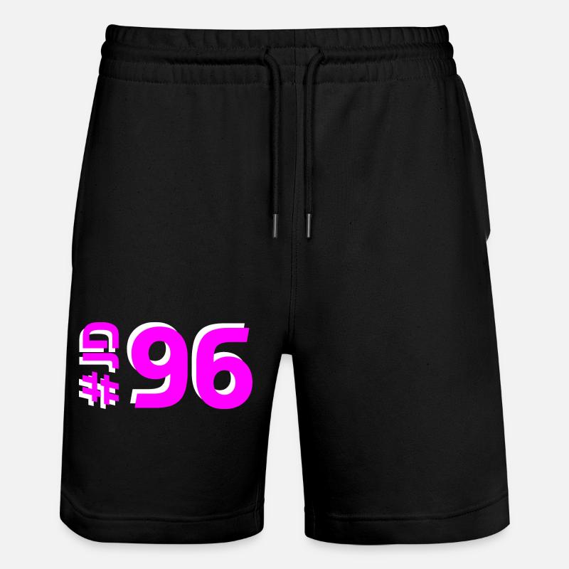 JD96 - Short de jogging bio TRAINER Stanley/Stella unisexe - noir