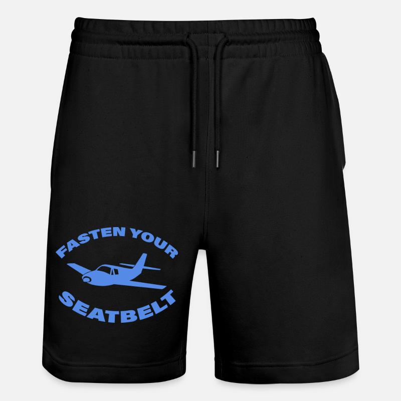 JEÛNER VOTRE CEINTURE DE SÉCURITÉ - Short de jogging bio TRAINER Stanley/Stella unisexe - noir