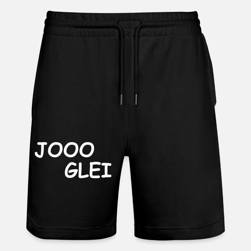 JOOO GLEI - Short de jogging bio TRAINER Stanley/Stella unisexe - noir