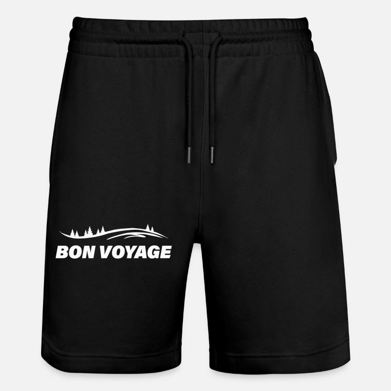 BON VOYAGE - Short de jogging bio TRAINER Stanley/Stella unisexe - noir