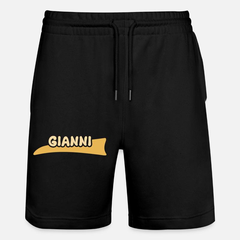 Gift for Gianni - Stanley/Stella Trainer Unisex Organic Jogging Shorts - black