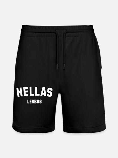 HELLAS LESBOS Grèce - Short de jogging bio TRAINER Stanley/Stella unisexe - noir
