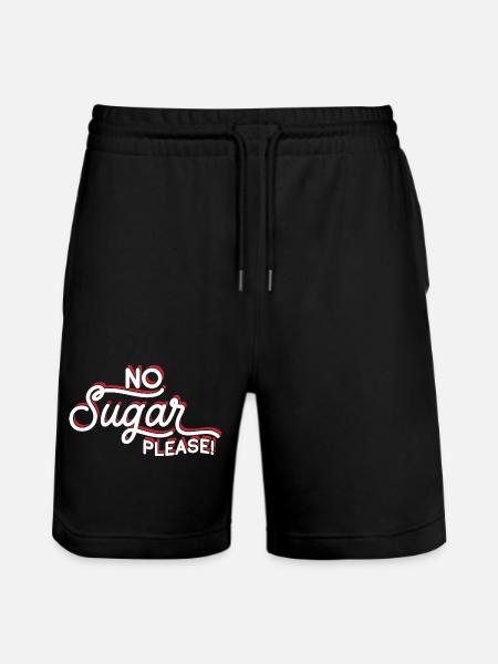 Anti-Sügar Flashing Passion Message - Stanley/Stella Trainer Unisex Organic Jogging Shorts - black