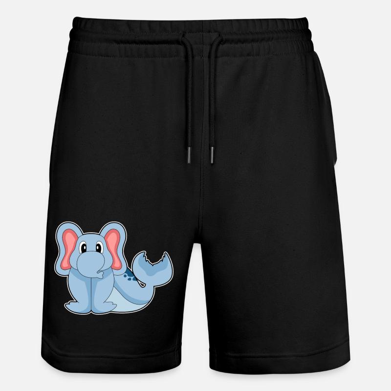 Eléphant de mer - Short de jogging bio TRAINER Stanley/Stella unisexe - noir
