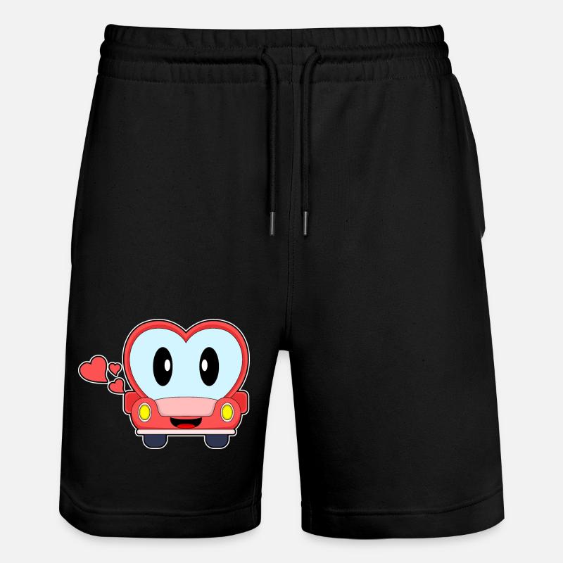 Voiture cœur - Short de jogging bio TRAINER Stanley/Stella unisexe - noir