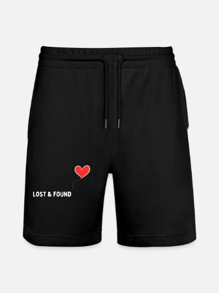 Lost & Found - Stanley/Stella Trainer Unisex Organic Jogging Shorts - black