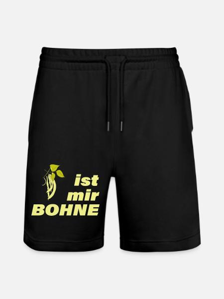 BEAN - Stanley/Stella Trainer Unisex Organic Jogging Shorts - black