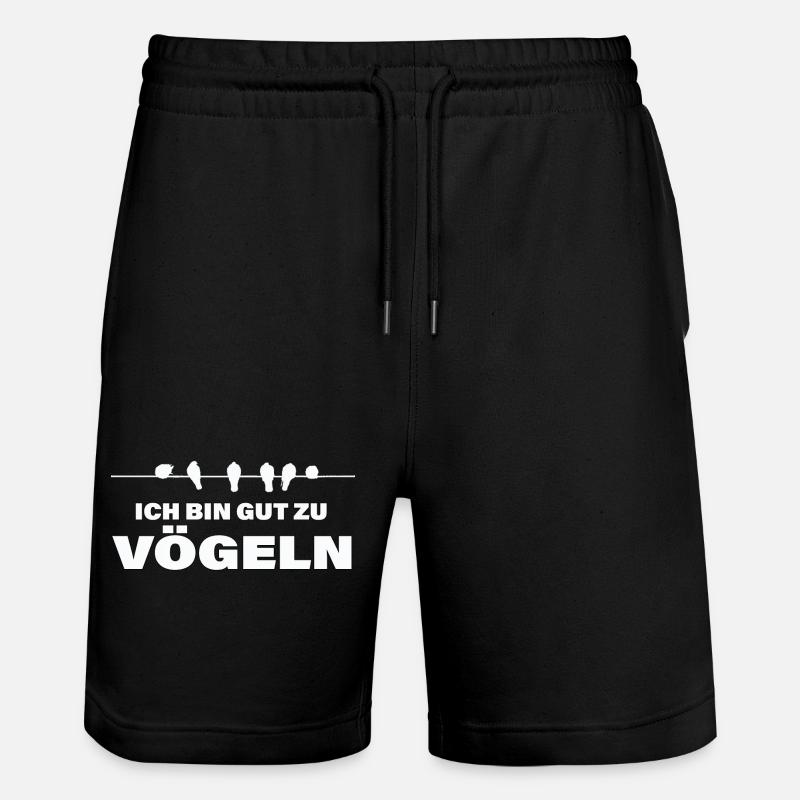 Oiseau - Short de jogging bio TRAINER Stanley/Stella unisexe - noir