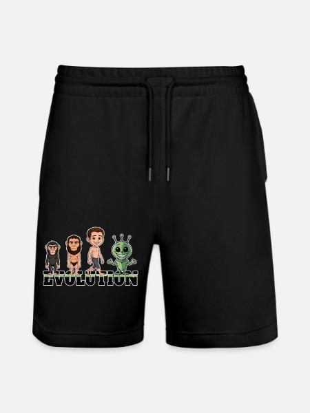 Évolution Alien - Short de jogging bio TRAINER Stanley/Stella unisexe - noir