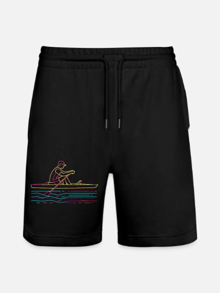 Rudern Steamwave - Stanley/Stella Unisex Bio Joggingshorts Trainer - Schwarz