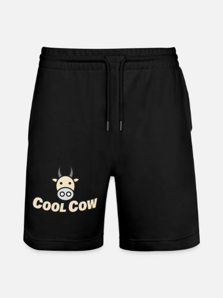 VACHE COOL - Short de jogging bio TRAINER Stanley/Stella unisexe - noir