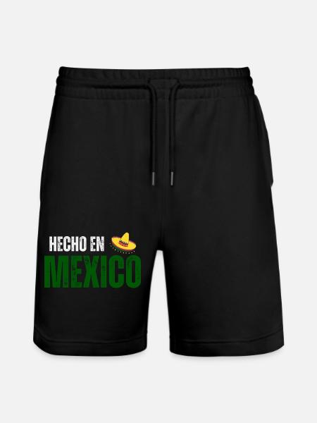 Made in Mexico, Mexican pride - Stanley/Stella Trainer Unisex Organic Jogging Shorts - black