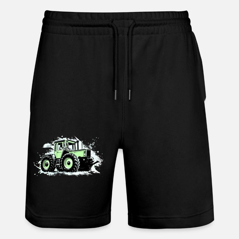 Grüner Traktor - MB-trac 1300 - Stanley/Stella Unisex Bio Joggingshorts Trainer - Schwarz