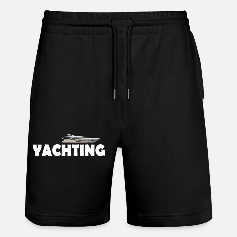 Yachting - Short de jogging bio TRAINER Stanley/Stella unisexe - noir