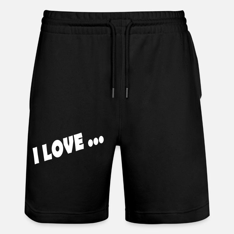 J’ADORE ... - Short de jogging bio TRAINER Stanley/Stella unisexe - noir