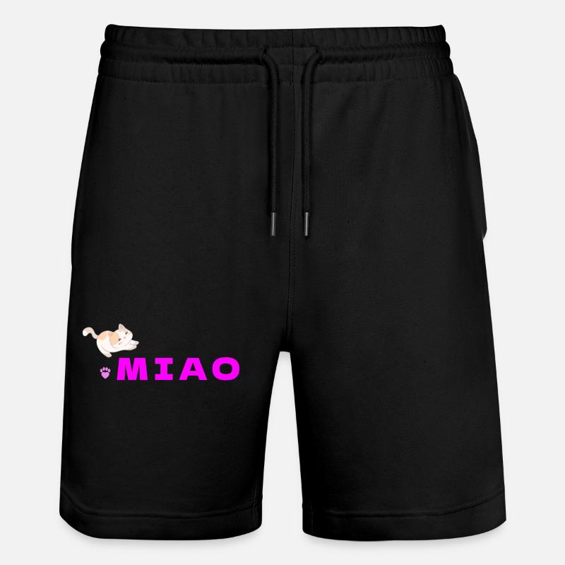 Miaulement Joyeux - Short de jogging bio TRAINER Stanley/Stella unisexe - noir