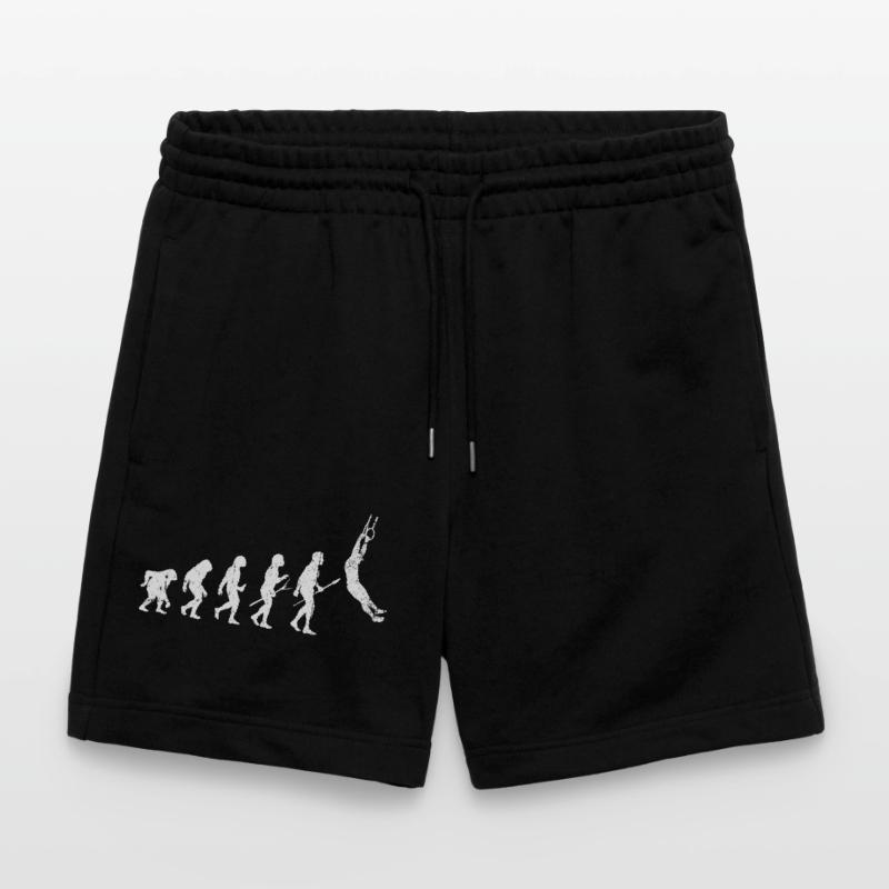 Evolution zur Climber Silhouette Stanley/Stella Unisex Bio Joggingshorts Trainer 