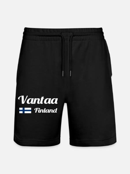 Vantaa Finlande Imprimer - Short de jogging bio TRAINER Stanley/Stella unisexe - noir