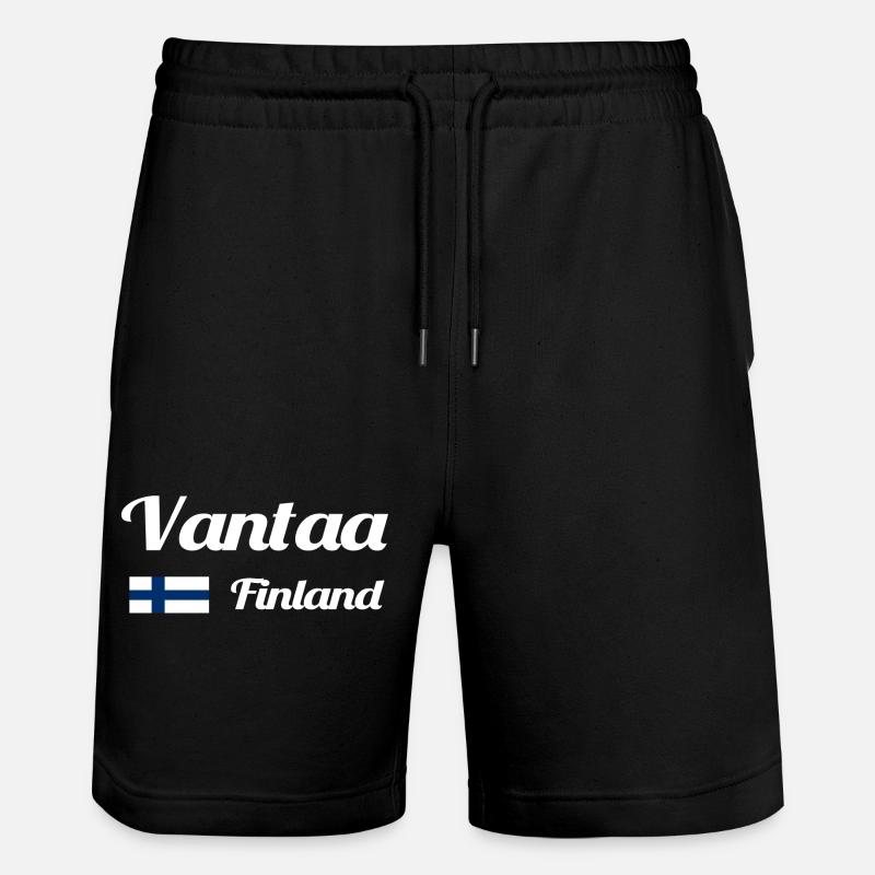 Vantaa Finlande Imprimer - Short de jogging bio TRAINER Stanley/Stella unisexe - noir