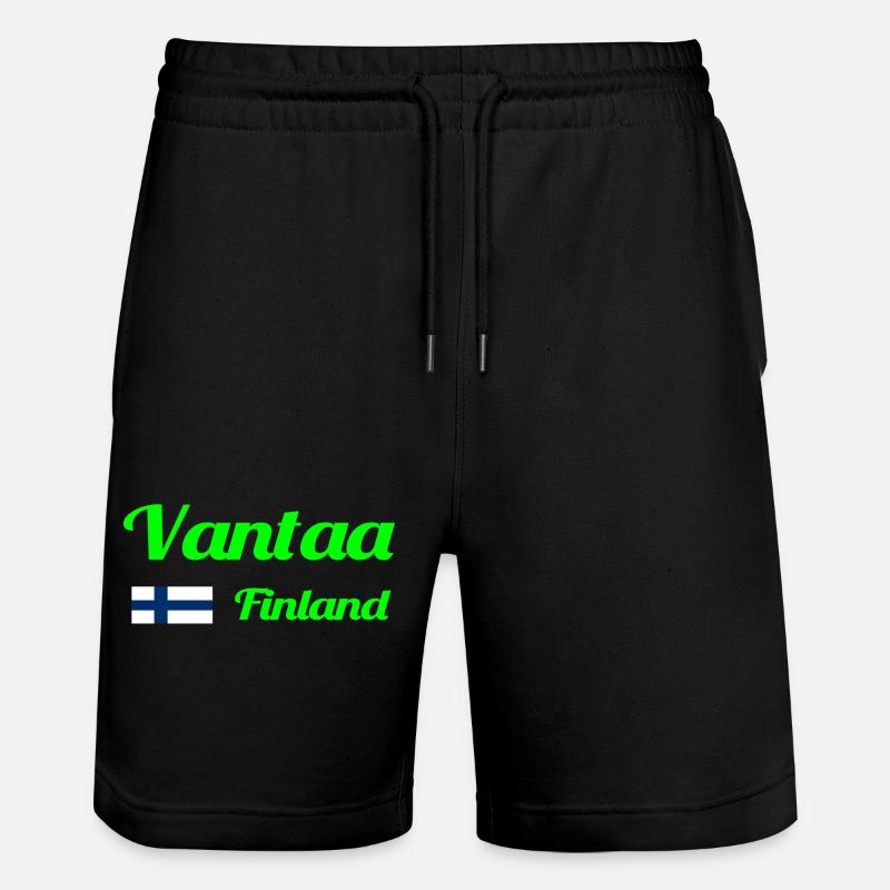 Vantaa Finlande Imprimer - Short de jogging bio TRAINER Stanley/Stella unisexe - noir