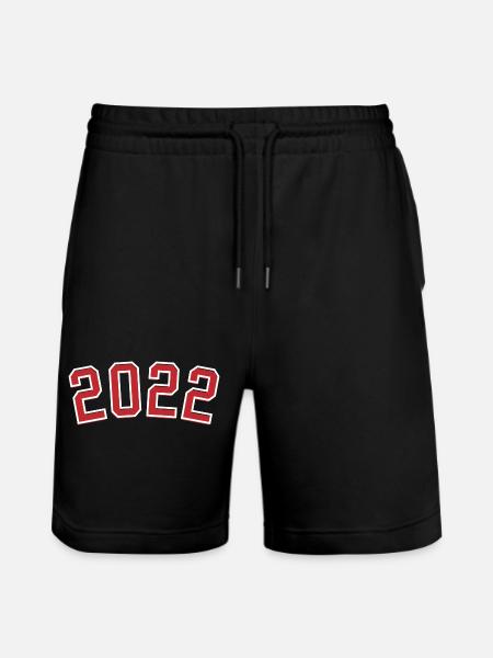 Sport Birth Year 2022 - Stanley/Stella Trainer Unisex Organic Jogging Shorts - black