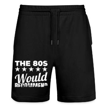 I would recommend the 80s - Stanley/Stella Trainer Unisex Organic Jogging Shorts - black - Front - Nik (191cm) & Marisol (170cm)