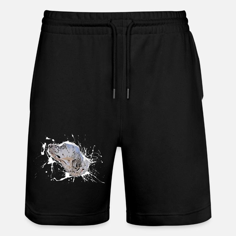 Hund - Stanley/Stella Unisex Bio Joggingshorts Trainer  - Schwarz