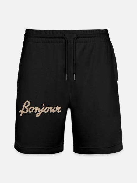 Bonjour – L’essence du chic français - Short de jogging bio TRAINER Stanley/Stella unisexe - noir