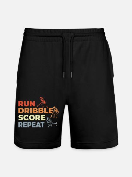 Courir, dribbler, marquer, répéter - Short de jogging bio TRAINER Stanley/Stella unisexe - noir