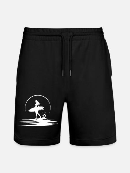 Surfeur - Short de jogging bio TRAINER Stanley/Stella unisexe - noir