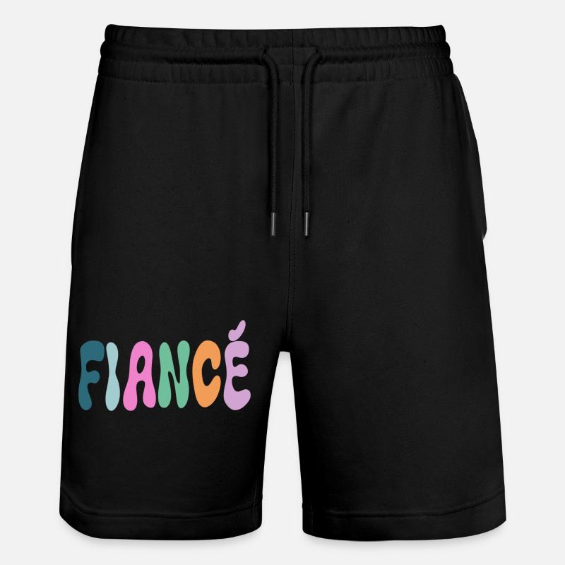 Bräutigam - Stanley/Stella Unisex Bio Joggingshorts Trainer  - Schwarz